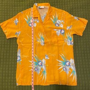 Tangerine Vintage Men's Hawaiian Shirt Size S